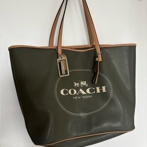 Coach Metro Horse and Carriage Tote Bag